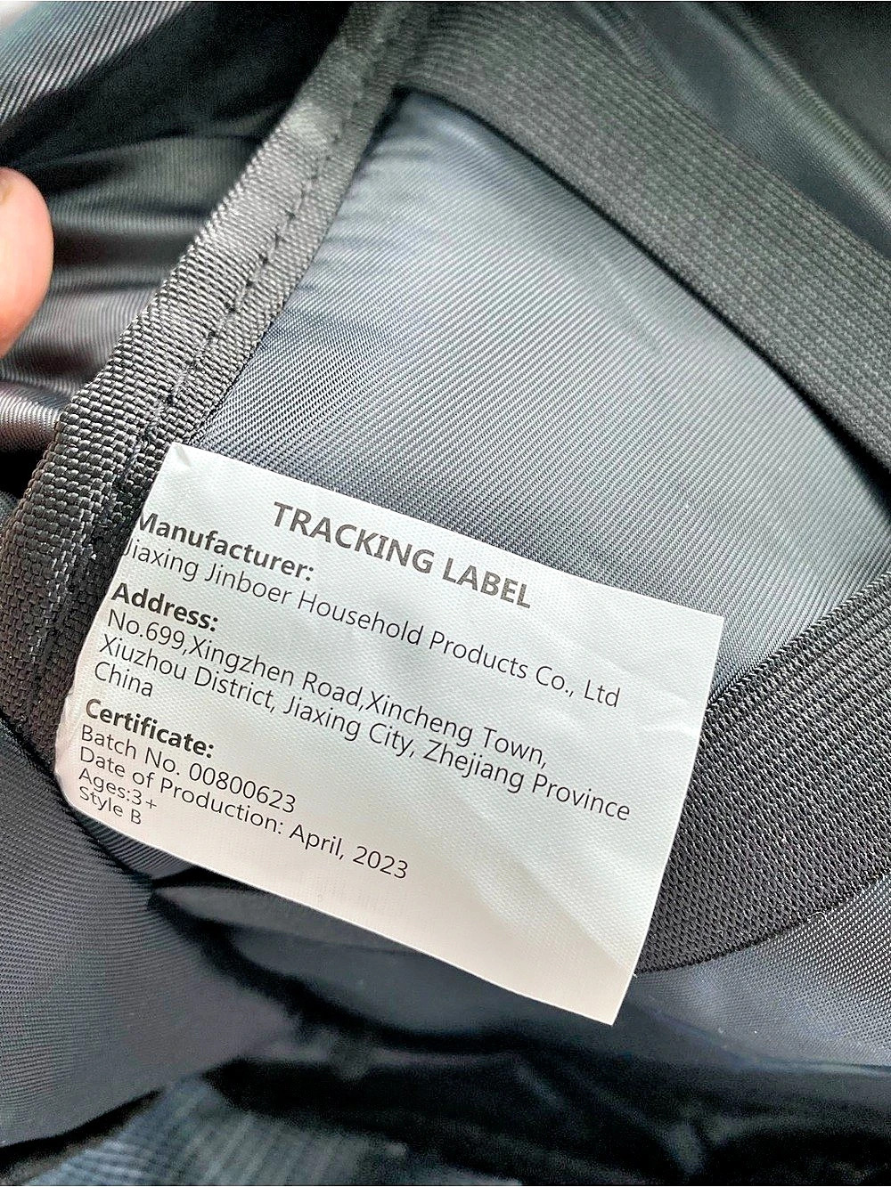 Sinaliy Travel Backpack Black NWT - Picture 8 of 10